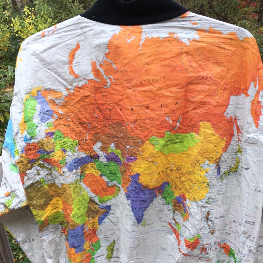 “Wearin’ The World” jacket. New without tags. Sz.L